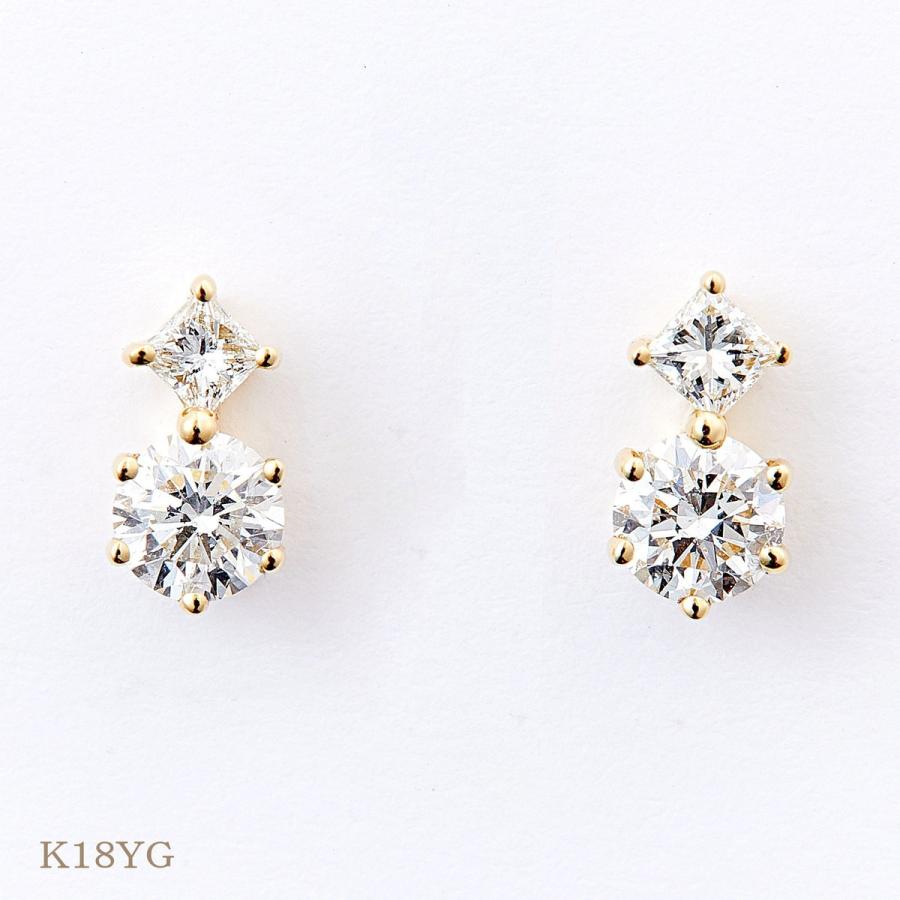 カナディアンダイヤモンド ピアス 計0.13ctUP ×2 [PT950/K18YG/K18RG] [品番:GHN-004P/型番:GHN-004P]の画像
