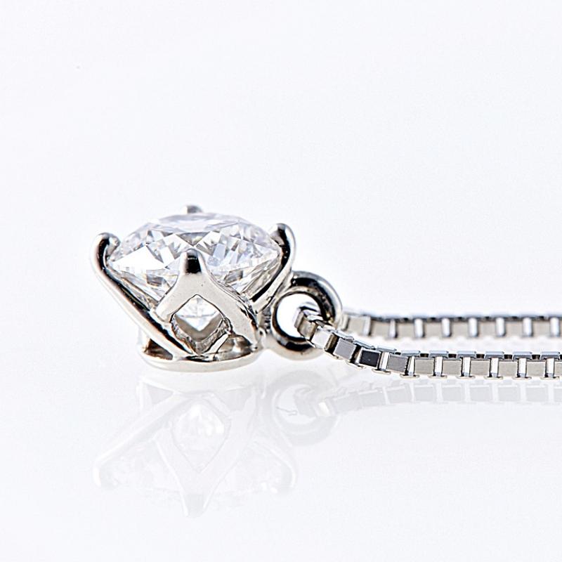 【ヘッドのみ1ct/K18】ラボグロウンダイヤモンド 一粒ダイヤ ペンダントヘッド Dカラー 3EX H&C 1ct〜3ct  [PT/K18][型番:lg]の画像