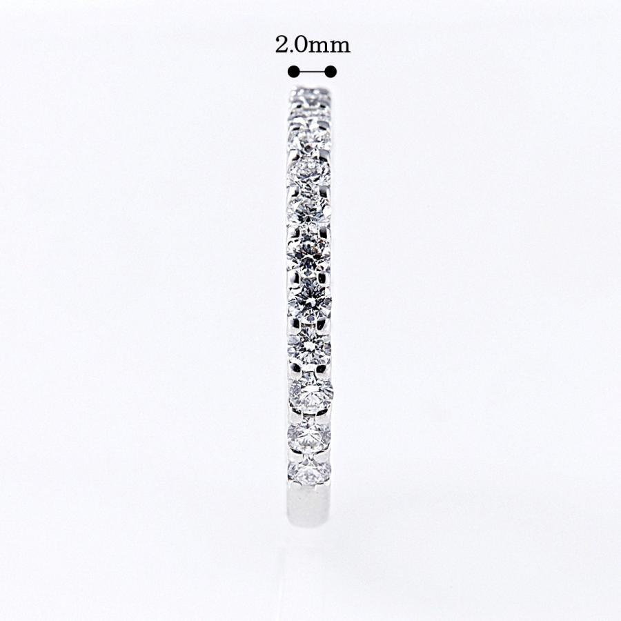 カナディアンダイヤモンド エタニティリング 2.0mm 計0.50ctUP [PT950] [品番:R-88/型番:GH0868]の画像