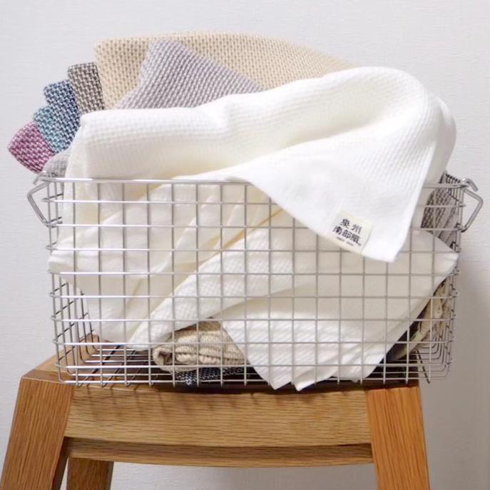 フェイスタオル ハニカム 織 泉州南部織 泉州タオル 国産 日本製 薄手 ワッフル 速乾 吸水性 普段使い デイリー ギフト 可能 |  | 06