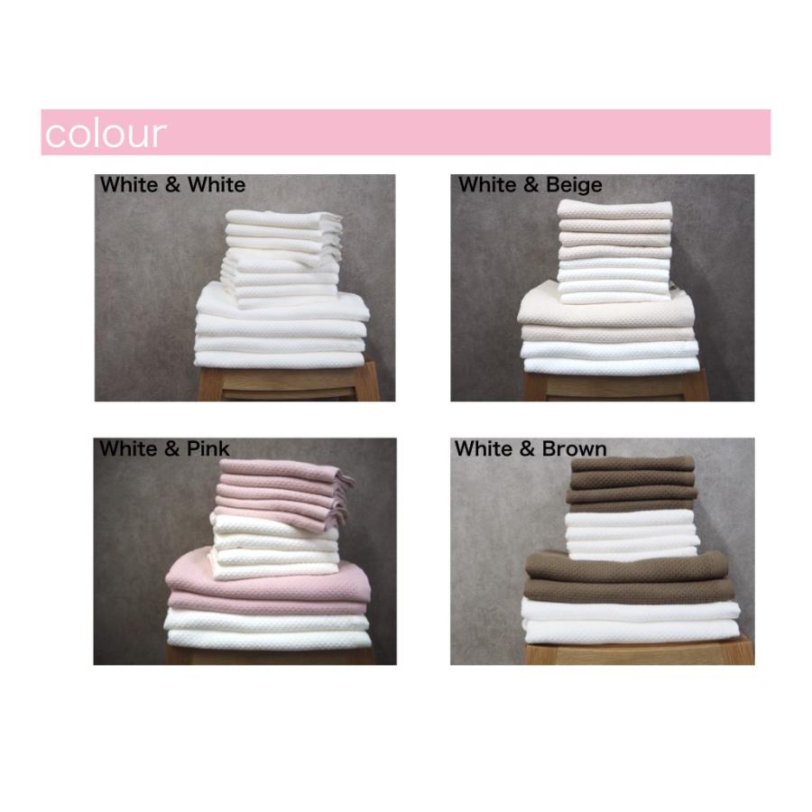 バスタオル フェイスタオル ソフト ハニカム 12枚組 泉州南部織 泉州 タオル　国産　特別 価格　吸水性　速乾性　薄手　ガーゼ　ハニカム |  | 07