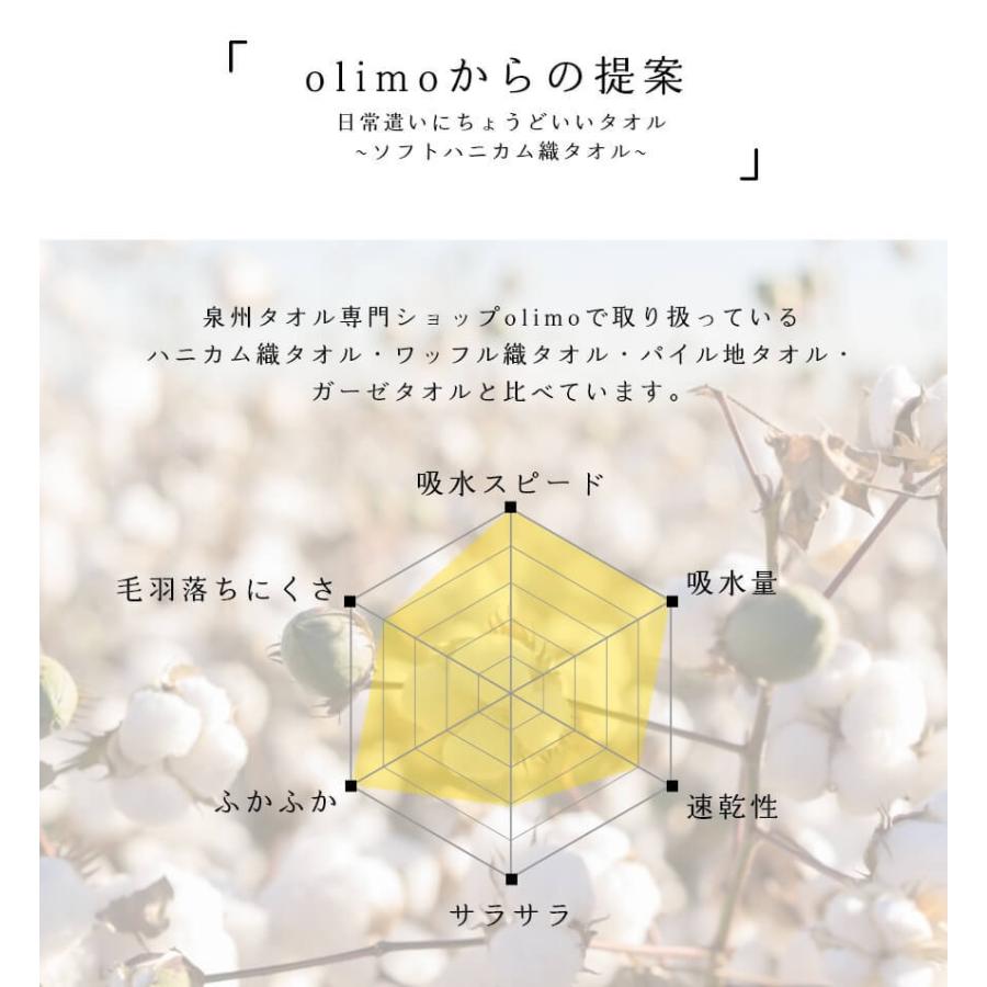 フェイスタオル ソフト ハニカム 泉州南部織 日本製 国産 吸水 薄手 中厚 コットン 裏カーぜ ふんわり 普段使い デイリー |  | 02