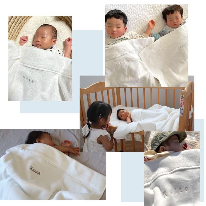 送料 名入れ 無料 ギフト ふわふわ コットン ベビー綿毛布 泉州南部織 国産 ベビー毛布 赤ちゃん毛布 お昼寝毛布 出産準備 赤ちゃん 出産祝い 綿100 冬 保育園用 |  | 08