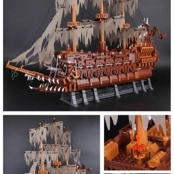 26【新品未使用】 レゴ 互換品 フライングダッチマン号 海賊幽霊船 MOC パイレーツオブカリビアン クリスマス プレゼント 【2268938164】(12949円)