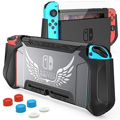 ニンテンドースイッチ カバー ドック対応 Heystop Nintendo Switch ケース 任天堂スイッチ カバー Switchガラ Thalasa