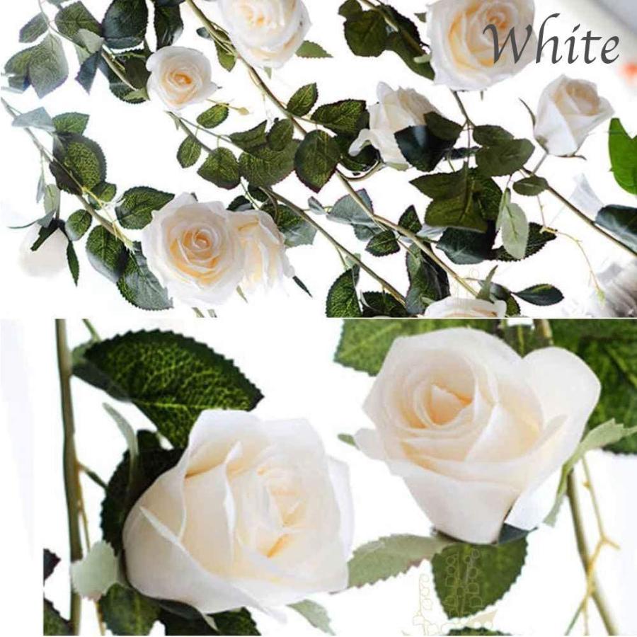 人気の雑貨がズラリ Lumierechat バラ 薔薇 ローズ 造花 シルクフラワー フラワー ガーランド ピンク レッド ホワイト イベント 装飾 デコレーシ Cisama Sc Gov Br