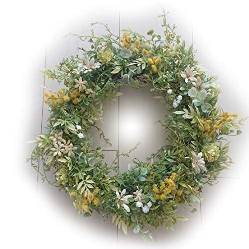 残りわずか Lulu S ルルズ ミモザ リース インテリアフラワー アーティフィシャルフラワー サイズ 直径約30cm 厚さ約7cm ミモザ リース 楽天ランキング1位 Studiostodulky Cz