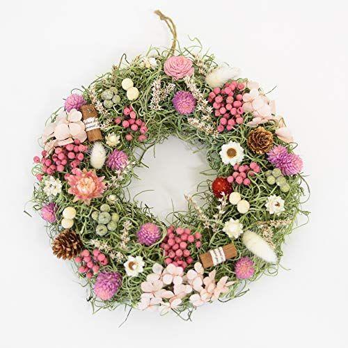 第1位獲得 Lulu S ルルズ リースの中のお花畑 スパニッシュモスリース リース ナチュラルリース プリザーブドフラワー ドライフラワー サイズ 幅 第1位獲得 Studiostodulky Cz