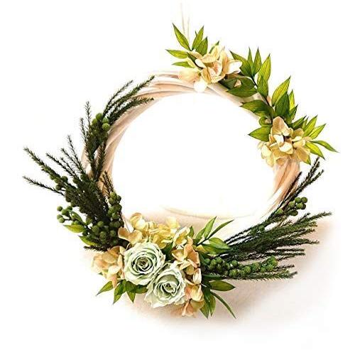 超特価激安 Lulu S ルルズ バーゼリアリース プリザーブドフラワー ドライフラワー ナチュラルリース サイズ 幅約17cm 高さ約17cm 奥行約 全品送料無料 Kwsrbd Com