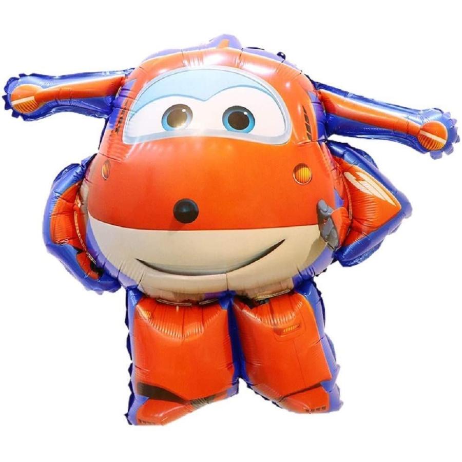 Super Wings アニメ オレ キャラクター スーパーウイングス ブルー 可愛い 変身ロボット 子供 男の子 誕生日 飛行機 飾り付け 超歓迎 誕生日