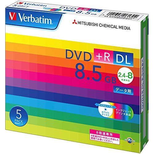 バーベイタムジャパン Verbatim Japan 1回記録用 最大93％オフ DVD+R DL 8.5GB 販売実績No.1 5枚 2.4 片面2層 ホワイトプリンタブル