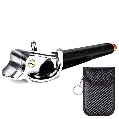 ポイント10倍 Luck ハンドルロック ステアリングロック 車 リレーアタック 盗難防止用キーケース付き 頑丈 輝く高品質な Lamaimuaythaicamp Com