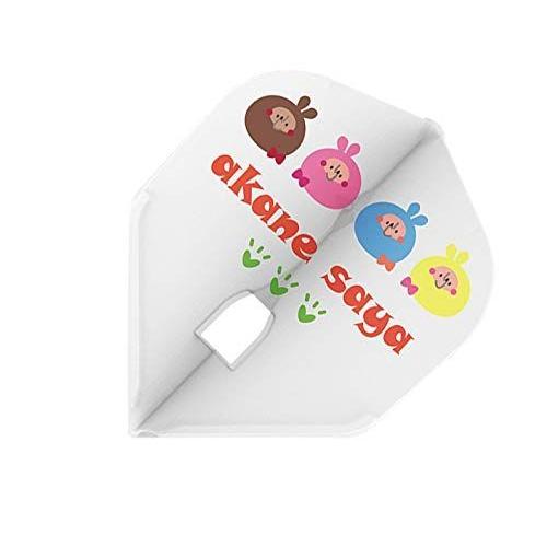 高品質の人気 ダーツ フライト エルフライト Pro プリンセスシリーズ 茜 さや Ver 1 シェープ White