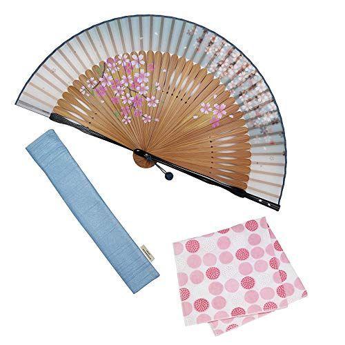 好評 大阪長生堂 オリジナル 扇子 レディース 女性用 高級 ビジネス 舞桜ペンテ グレー 扇子入れ ハンカチ 和装小物 新品 Nicmosul Org