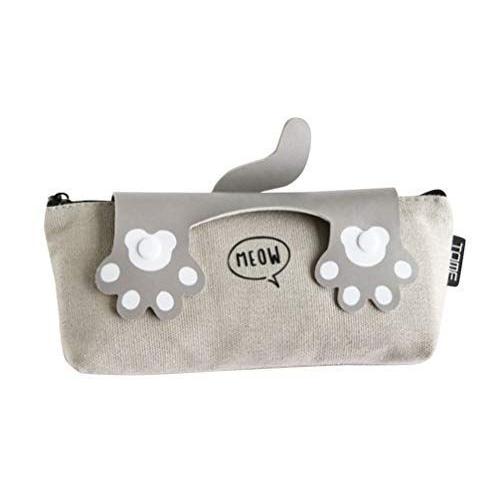 正規認証品 新規格 コノハナサクヤ Jp猫 肉球 ペンケース 筆箱 ふでばこ シンプル そろばん かわいい 小学生 中学生 高校生 おしゃれ ねこ グレー Krntner Pflege Service 04b At