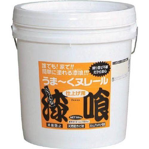 独特の上品 18kg うま~くヌレール 日本プラスター クリーム色 (クリームイロ) 12UN22 その他塗料、塗装用パテ