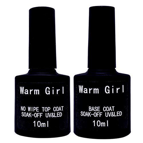 上品な ウォームガール Warm Girl ジェルネイル ベースコート トップコート セット 共2本入り 10ml カラージェル 対応 ベース