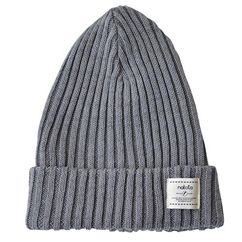 公式サイト ニット帽子 帽子 日本製 ニットキャップ ニット帽 コットン ナコタ Nakota メンズ ミックスグレー タグあり 冬 レディース ニット帽 ビーニー Www We Job Com