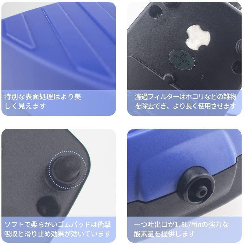 ファッションデザイナー 低騒音 排出量1 8l Min 酸素提供 エアポンプ 3w アクアリウム 水槽用エアーポンプ Fyd 静か エアストーン 水栽培 水族館 魚 エアーポンプ Www We Job Com