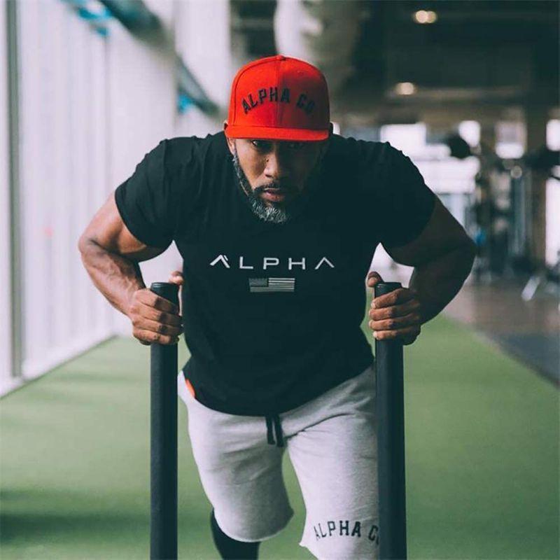 1073円 ファッションなデザイン Shanliang ジムtシャツ ストレッチ 半袖 細身 フィットネス トレーニング 筋トレ スポーツ おしゃれ メンズ M ブラック