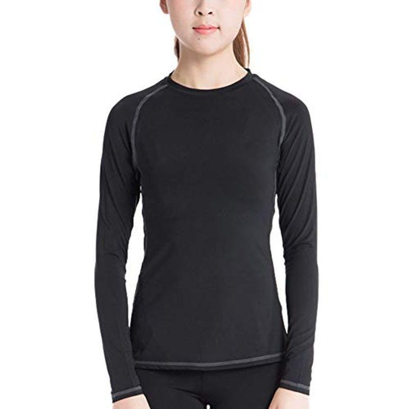 842円 最高の品質の Lanbaosi スポーツインナー レディース アンダーシャツ 長袖 ベースレイヤー 防寒保温 吸汗速乾 コンプレッションウェア ランニング