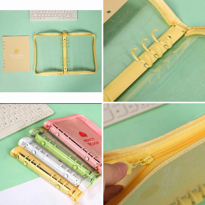 HAL➳様 オーダー中 6RINGカバー Amazon | PATIKIL 6リングバインダーカバー A7レザーノート