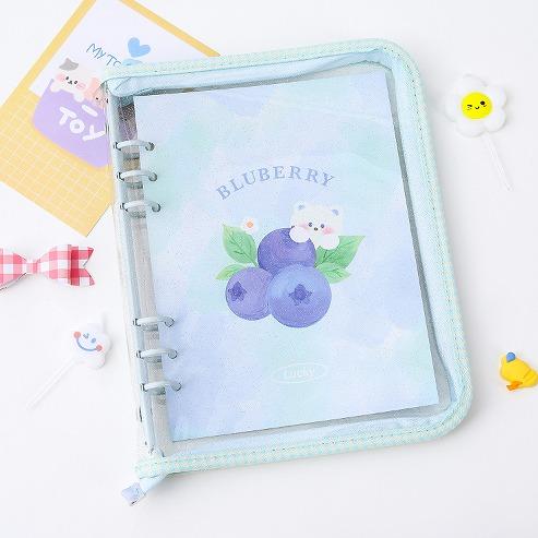 16 バインダー コレクトブック トレカ A5 6リング 6穴 チェック トレカ