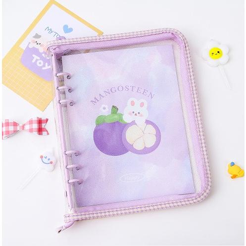 16 バインダー コレクトブック トレカ A5 6リング 6穴 チェック トレカ