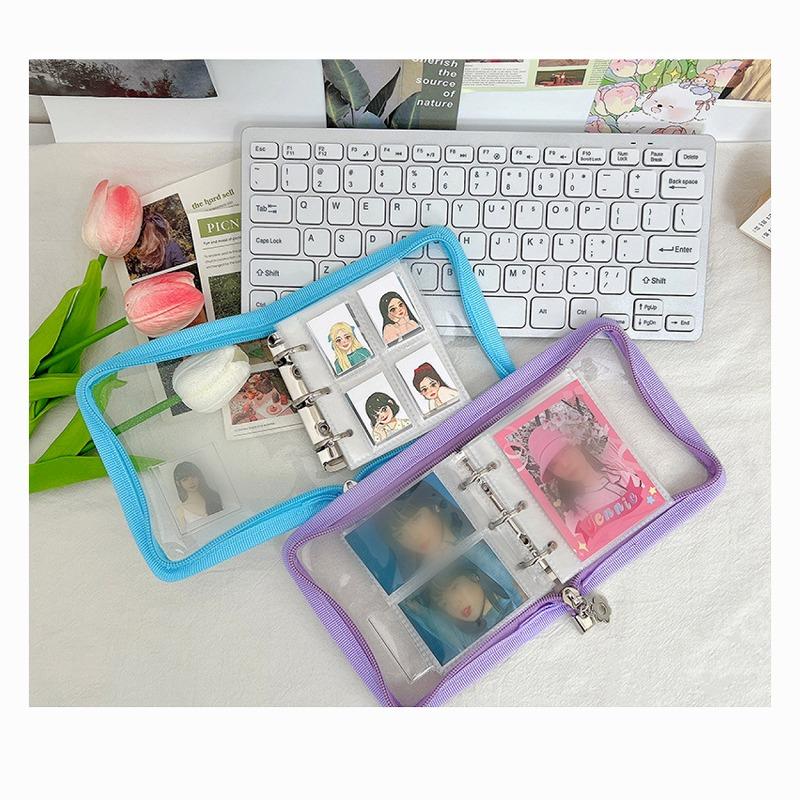 19 シール帳 コレクトブック バインダー 3リング 3穴 ミニ ミニサイズ