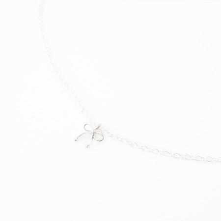 KAMIORI KAORI リボンのネックレス silver プレゼント 彼女 女性 