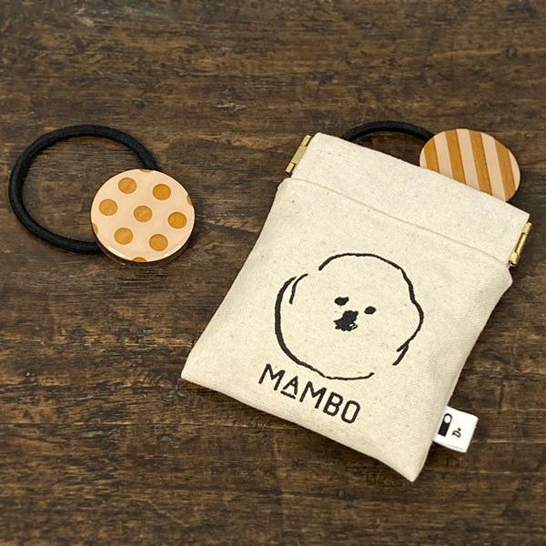 495円 着後レビューで Claska クラスカ Do ドー Mambo マンボ フラットバネポーチ Mini 生成り バネ口金 ビション フリーゼ 小物入れ 可愛い 犬 雑貨 グッズ おしゃれ かわいい