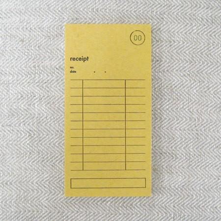高品質の人気 倉敷意匠計画室 長方形領収書 英語 単票 領収証 おしゃれ