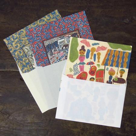 倉敷意匠計画室 関美穂子 こけし封筒3枚＋便箋6枚セット レターセット