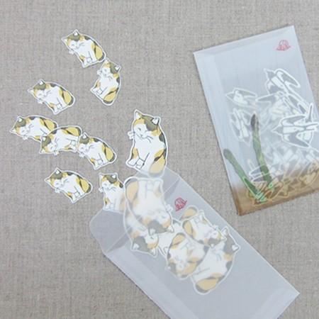 倉敷意匠計画室 雨玉舎 星江美さんのシール ツバメ かえる カエル 金魚