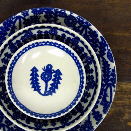 倉敷意匠計画室 KATAKATA(カタカタ) 印判手七寸皿 中皿 おしゃれ