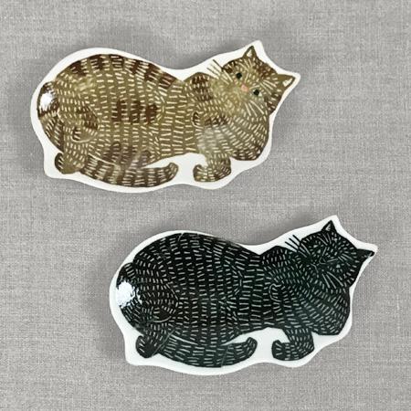 倉敷意匠計画室 KATAKATA(カタカタ) 印判手豆皿 猫 猫グッズ 雑貨 誕生