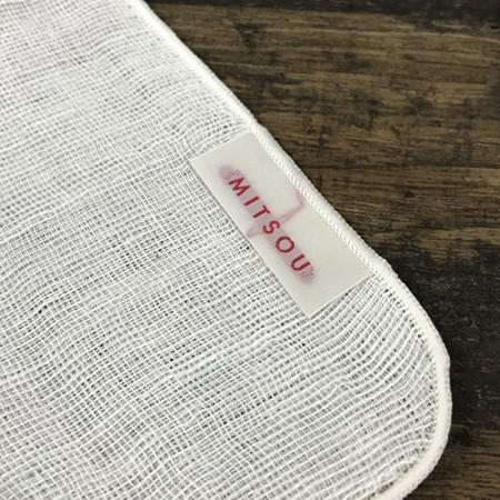 倉敷意匠計画室 mitsou(ミツ) リネンガーゼハンカチ 黒猫 グッズ