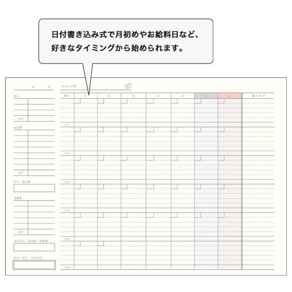 RYU-RYU(リュリュ)マンスリー家計簿 ノーマネーデーシール付き ノート 約A5 手書き ざっくり 手帳 お小遣い帳 おしゃれ かわいい 袋分け シンプル :ryuryu-household-account-book:オリーブアベニュー 通販 リュリュ ノーマネーデー 家計簿 マンスリー MHKN−08 ネイビー│ノート・メモ 家計簿・お小遣い帳