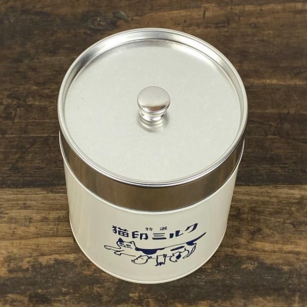 星羊社 猫印ミルク手づくりキャニスター 茶筒 保存容器 茶葉 紅茶