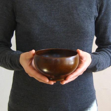 めいぼく椀 薗部産業 漆 大（ケヤキ）けやき SONOBE 銘木椀 お椀 お