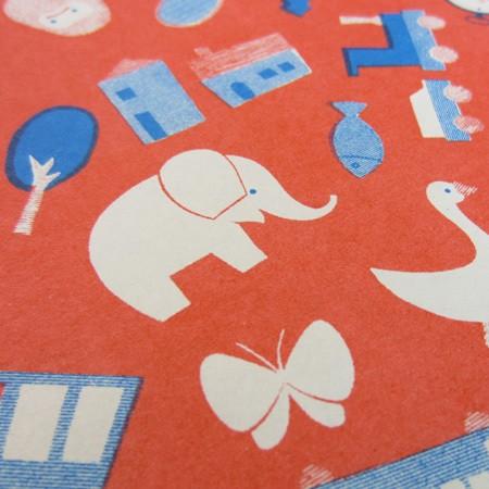 夜長堂 レトロペーパー ままごと ラッピングペーパー 包装紙 おしゃれ