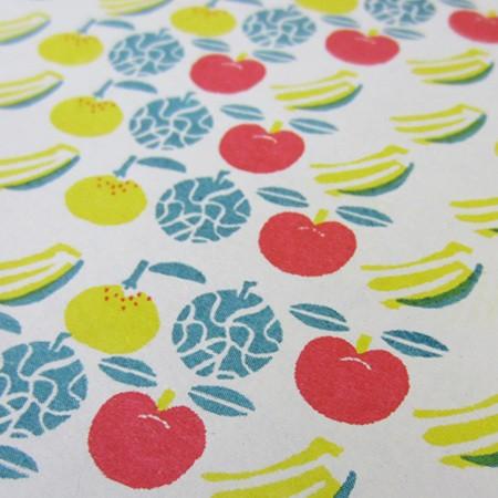 夜長堂 レトロペーパー フルーツ ラッピングペーパー 包装紙 おしゃれ