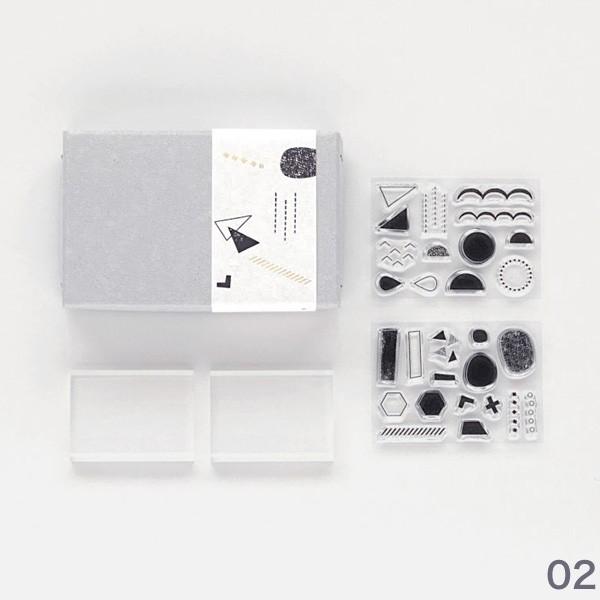 21セール 水縞 自在ハンコ かたちセット アクリルスタンプ クリアスタンプ はんこ かわいい おしゃれ スケジュールスタンプ 手帳 雑貨 判子 可愛い Materialworldblog Com