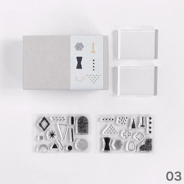 21セール 水縞 自在ハンコ かたちセット アクリルスタンプ クリアスタンプ はんこ かわいい おしゃれ スケジュールスタンプ 手帳 雑貨 判子 可愛い Materialworldblog Com