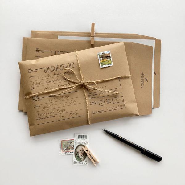 Knoopworks クノープワークス Kraft Envelope クラフト封筒 M おしゃれ 角6 Stationery1517 オリーブアベニュー 通販 Yahoo ショッピング