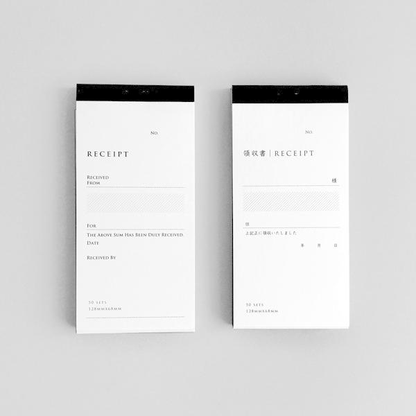 KNOOPWORKS（クノープワークス） RECEIPT（英・複写）タテ 英語 控え