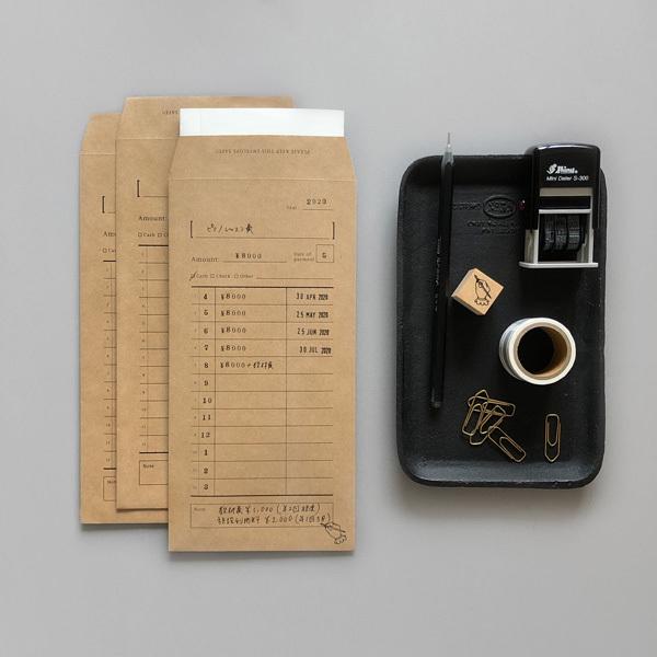 貯金封筒 KNOOPWORKS（クノープワークス）CASH ENVELOPE 月謝袋（罫線