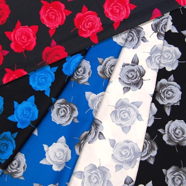 リアルなバラのパターン柄 生地幅110ｃｍ 日本製 かっこいい きれいな高密度5本国産ブロード布 プリント 綿100 150ｃｍまでメール便可 Fb Lbo Ros オリーブファクトリーyahoo 店 通販 Yahoo ショッピング
