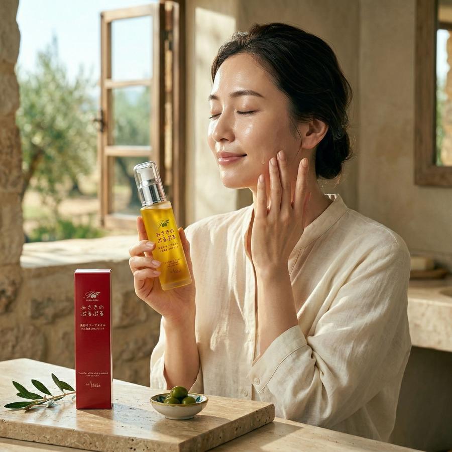 岬工房 みさきのぷるぷる 50ml 美容オイル バージン オリーブオイル