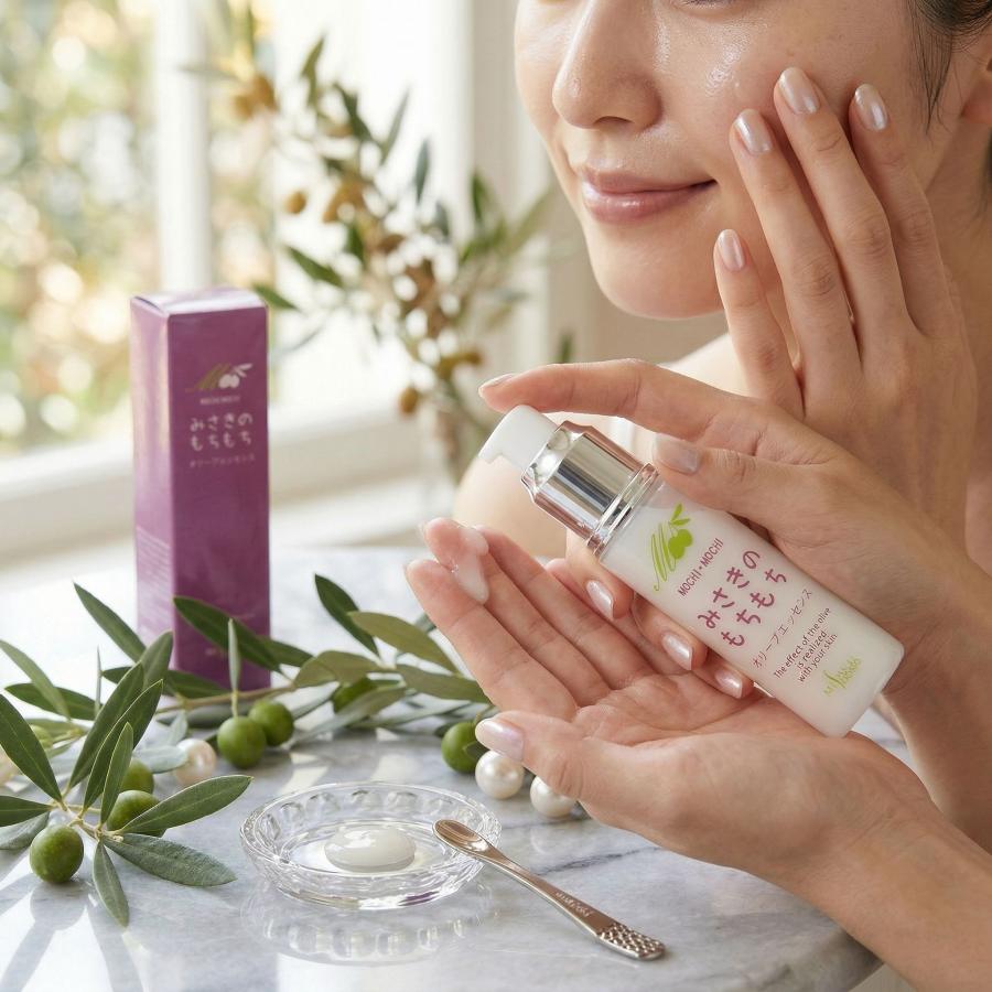 岬工房 オリーブエッセンスみさきのもちもち 40ml 美容オイル バージン